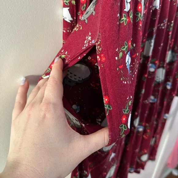 Studio Ghibli My Neighbor Totoro Collared Long-Sleeve Dress Size 1 (XL) - Picture 6 of 7